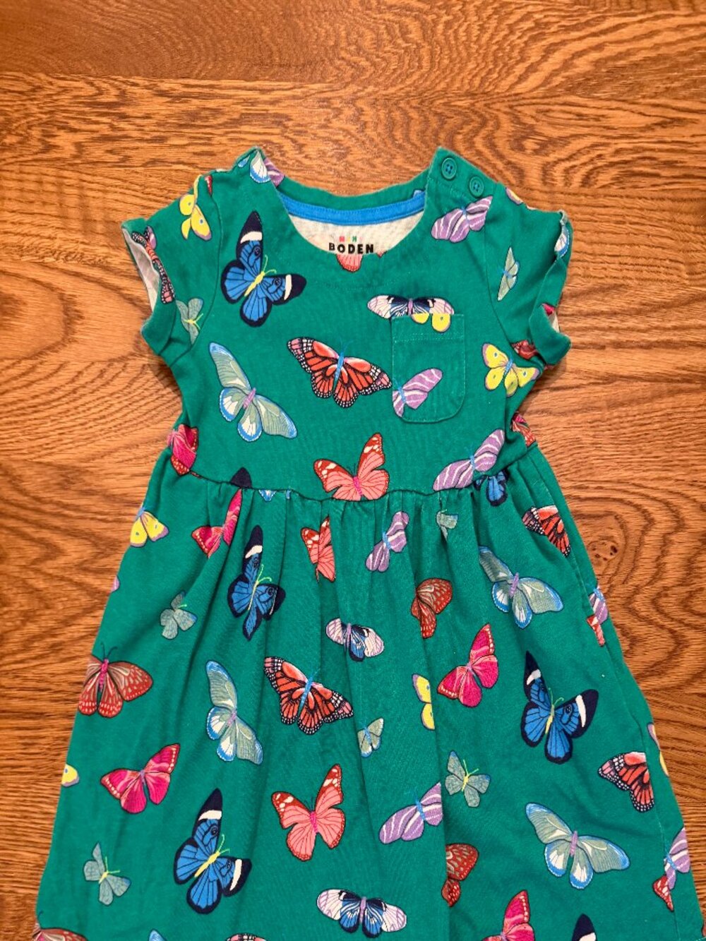 Mini Boden Girls’ Butterfly Dress – Size 2-3Y